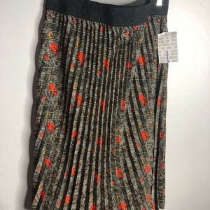 Grey Floral Lularoe Jill- Size L